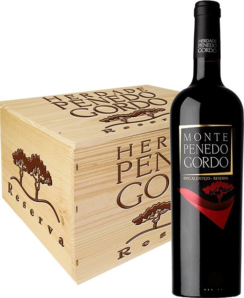 Wooden wine box 6 bottles of Reserva