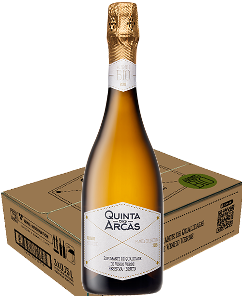 Vin Mousseux biologique Quinta das Arcas Cx 3 bouteilles